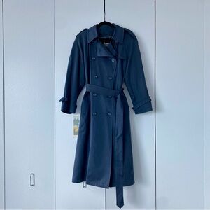 London Fog | Long Navy Trench Coat